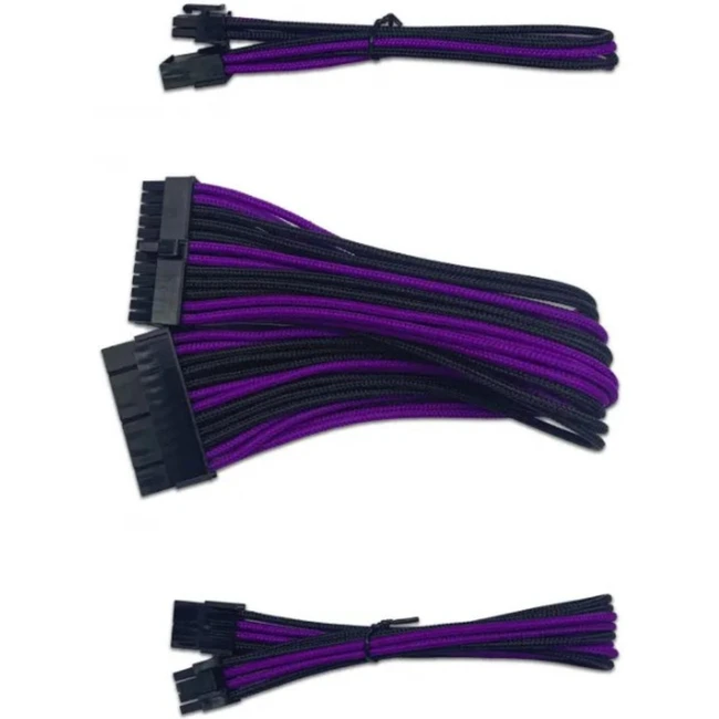 Кабель питания NO NAME Cable-pins PURPLE-BLACK