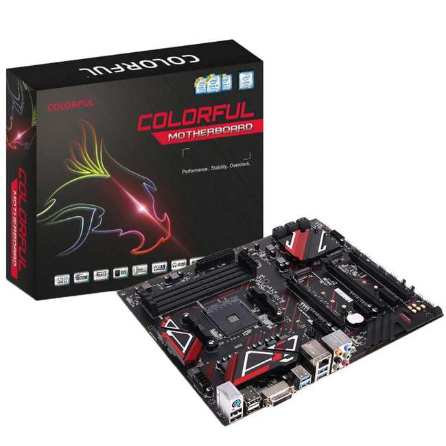 Материнская плата Colorful AM4 Battle Flag Colorful C.X370 X5 V14 (ATX, AMD AM4)