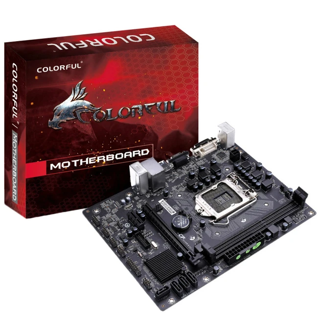 Материнская плата Colorful S-1151 H110 C.H110M-K D3 PLUS V20 (Micro-ATX, LGA 1151)
