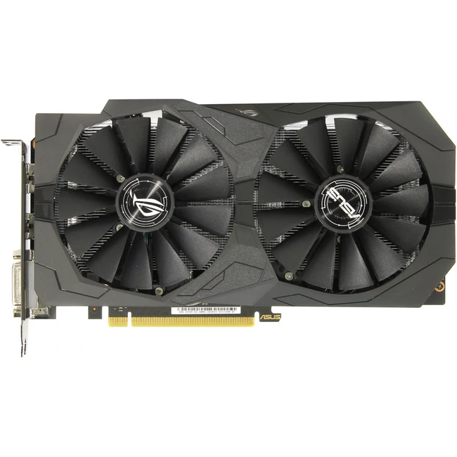 Видеокарта Asus STRIX-GTX1050-O2G-GAMING PCI Express, 2 GB, NVIDIA GTX1050, 2DVI HDMI DP, GDDR5 128 bit (2 ГБ)