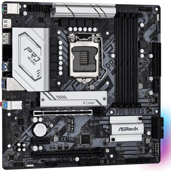 Материнская плата ASRock B560M PRO4 (Micro-ATX, LGA 1200)
