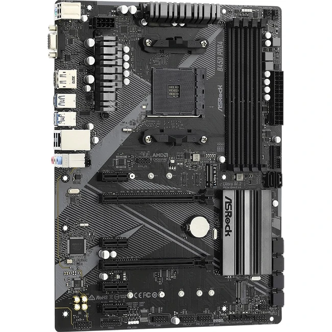 Материнская плата ASRock B450 PRO4 R2.0 ATX, AMD AM4
