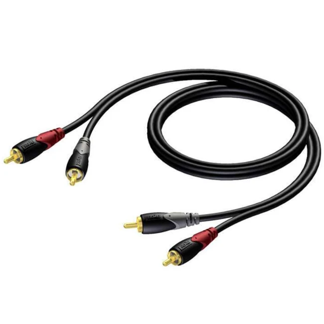 Кабель интерфейсный PROCAB 2 x RCA - 2 x RCA, длина 15 м. CLA800/15 RCA x2 - RCA x2