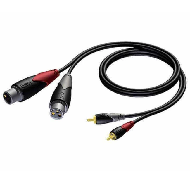 Кабель интерфейсный PROCAB Межблочный CLA705/1,5 (RCA x2 - XLR x2)