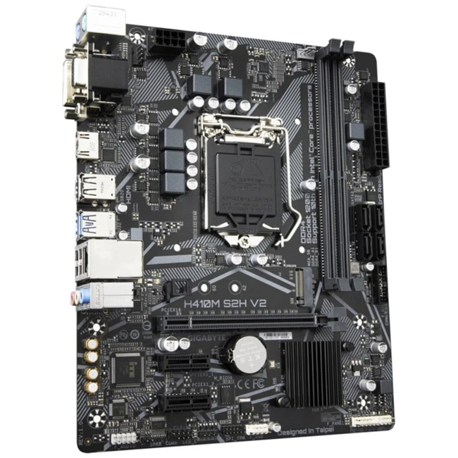 Материнская плата Gigabyte H410M S2H V2 Micro-ATX, LGA 1200
