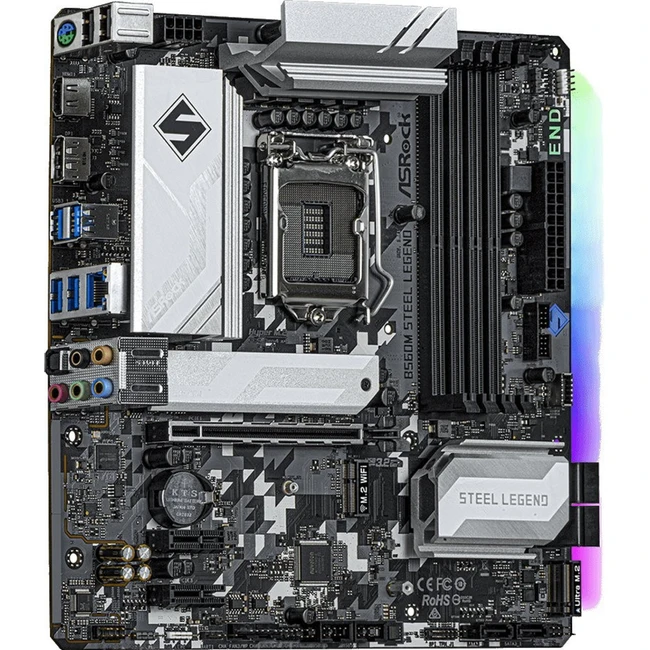 Материнская плата ASRock B560M STEEL LEGEND (Micro-ATX, LGA 1200)