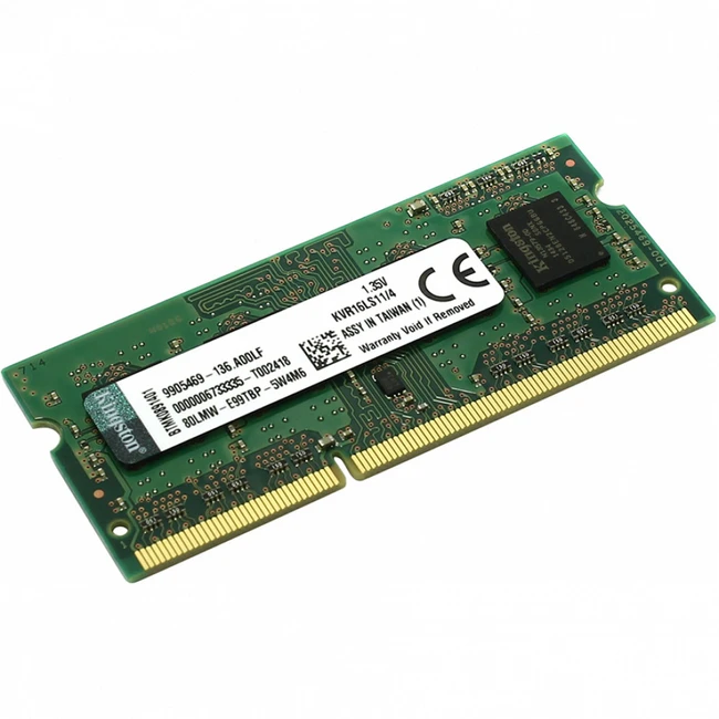 ОЗУ Kingston 4 ГБ KVR16LS11/4WP (SO-DIMM, DDR3, 4 Гб, 1600 МГц)