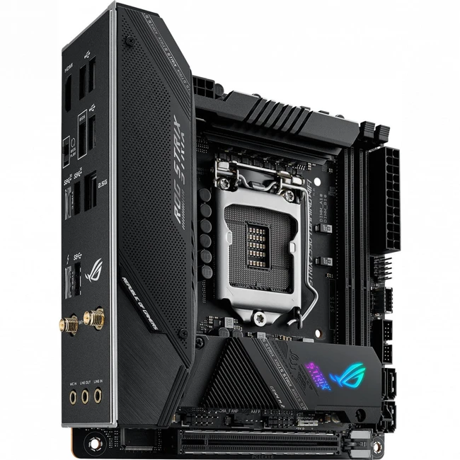 Материнская плата Asus ROG STRIX Z590-I GAMING WIFI 90MB1680-M0EAY0 Mini-ATX, LGA 1200