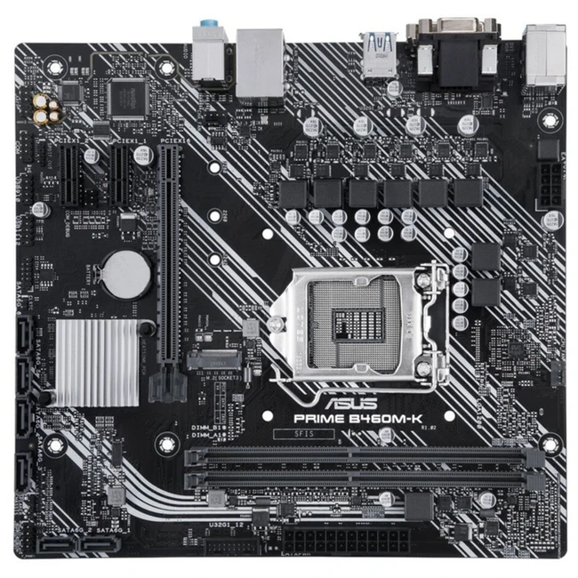 Материнская плата Asus B460M-K (Micro-ATX, LGA 1200)