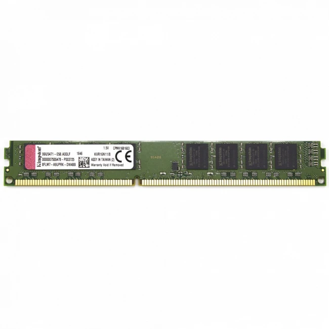 ОЗУ Kingston 8 ГБ KVR16N11/8 DIMM, DDR3, 8 Гб, 1600 МГц