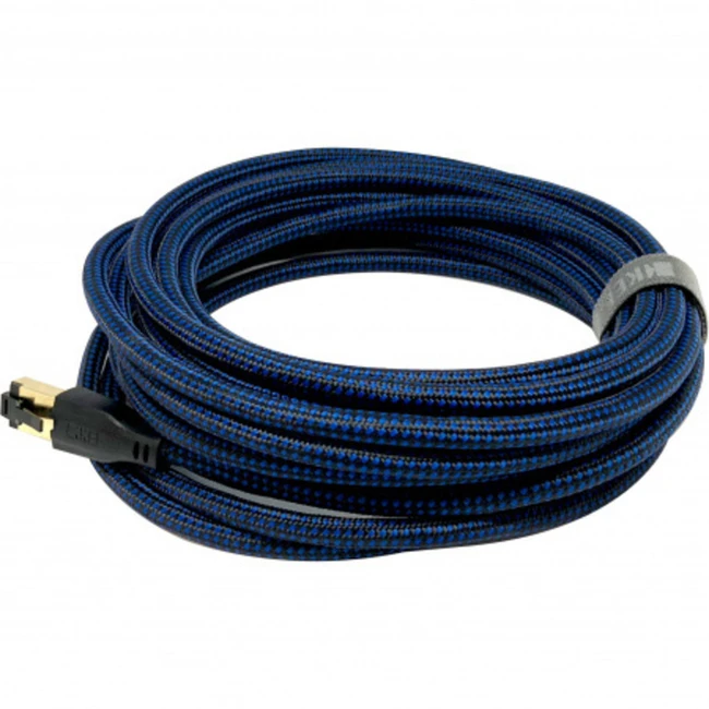 Кабель интерфейсный KEF K-Stream Ethernet 6M Black/Blue K-Stream/B-Bl-6 Ethernet (RJ45) (LAN) - Ethernet (RJ45) (LAN)