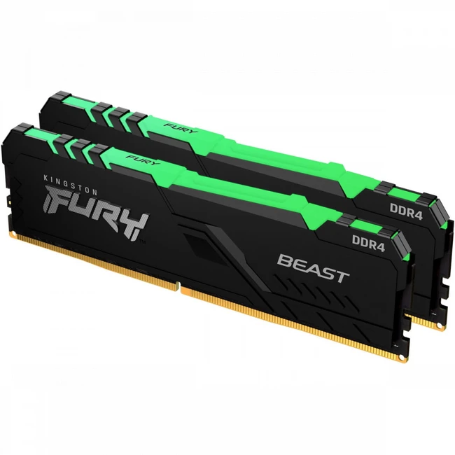 ОЗУ Kingston Fury Beast KF426C16BB1AK2/32 DIMM, DDR4, 32 Гб (2 х 16 Гб), 2666 МГц