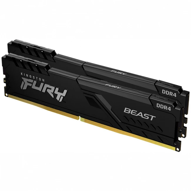 ОЗУ Kingston FURY Beast 16 ГБ KF432C16BB1K2/32 DIMM, DDR4, 32 Гб (2 х 16 Гб), 3200 МГц