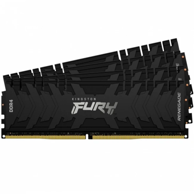 ОЗУ Kingston Fury Renegade KF432C16RBK4/32 (DIMM, DDR4, 32 Гб (4 х 8 Гб), 3200 МГц)