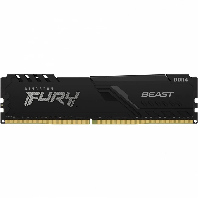 ОЗУ Kingston FURY Beast Black Gaming Memory  1/4GB KF426C16BB/4 (DIMM, DDR4, 4 Гб, 2666 МГц)