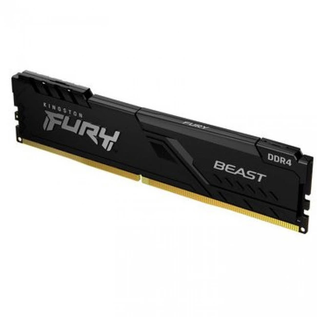 ОЗУ Kingston FURY Beast Black Gaming Memory 4 GB KF432C16BB/4 DIMM, DDR4, 4 Гб, 3200 МГц