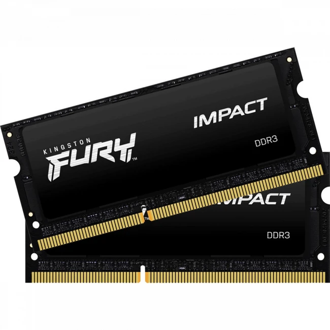 ОЗУ Kingston FURY Impact KF316LS9IBK2/8 (SO-DIMM, DDR3, 8 Гб (2 х 4 ГБ), 1600 МГц)