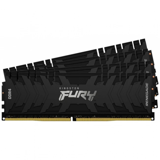 ОЗУ Kingston Fury Renegade KF436C18RBK4/128 (DIMM, DDR4, 128 Гб (4 х 32 Гб), 3600 МГц)