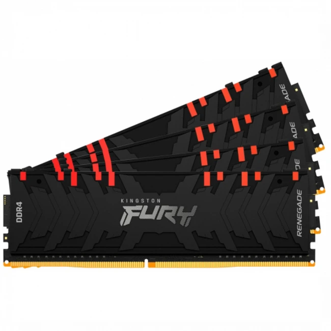 ОЗУ Kingston FURY Renegade RGB KF436C18RBAK4/128 (DIMM, DDR4, 128 Гб (4 х 32 Гб), 3600 МГц)