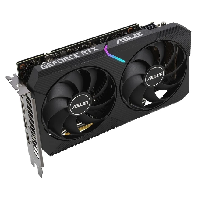 Видеокарта Asus GeForce RTX 3060 Ti Mini OC DUAL-RTX3060TI-O8G-MINI-V2 (8 ГБ)