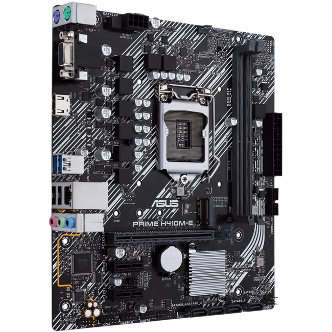 Материнская плата Asus H410M-E (Micro-ATX, LGA 1200)
