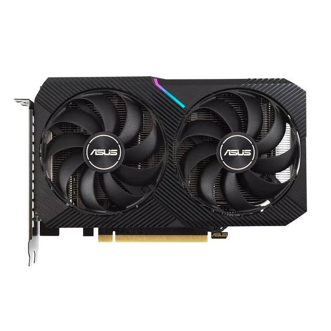 Видеокарта Asus DUAL RTX 3060 Ti V2 MINI OC Edition 90YV0FT2-M0NA00 (8 ГБ)