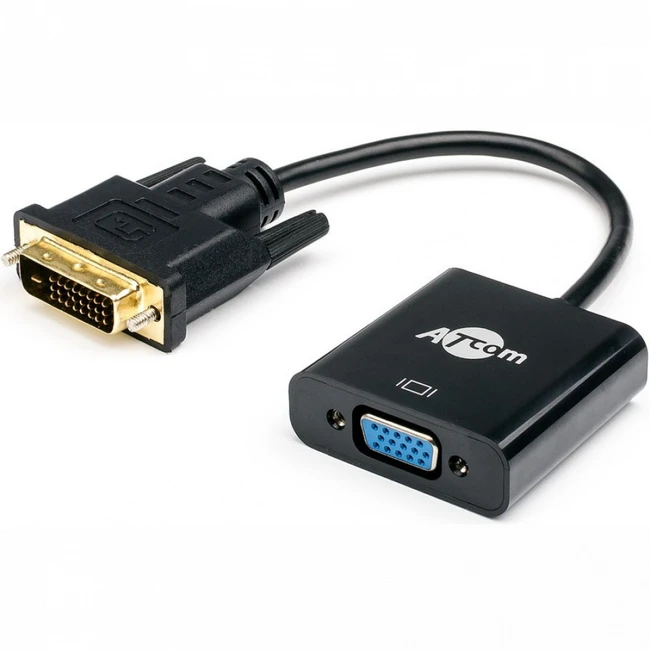 Кабель интерфейсный ATcom AT9214 (DVI - D-SUB (VGA))