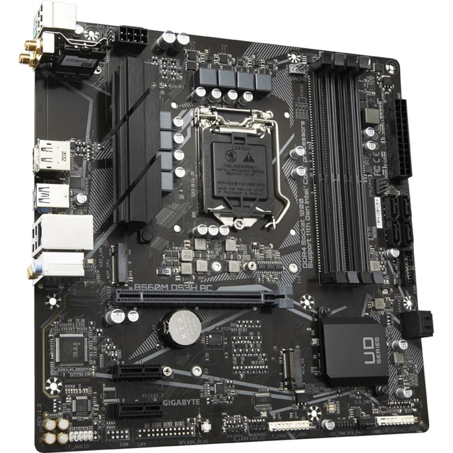 Материнская плата Gigabyte B560M DS3H AC (Micro-ATX, LGA 1200)