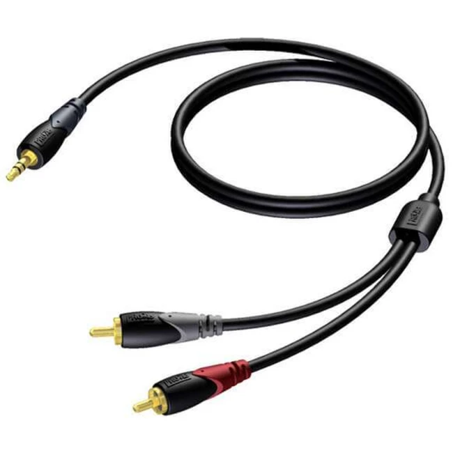 Кабель интерфейсный PROCAB CLA711/10 MINI JACK 3.5 (output) - RCA x2