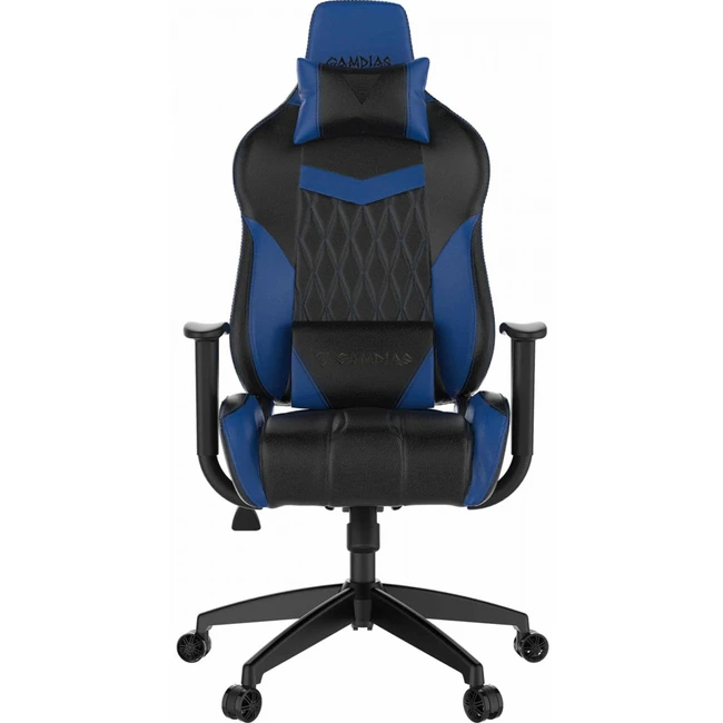 Компьютерный стул Gamdias Игровое кресло ACHILLES E2 L BB Black/Blue