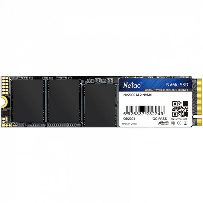 Внутренний накопитель Netac NV2000 NT01NV2000-512-E4X SSD (твердотельные), 512 ГБ, M.2, PCIe
