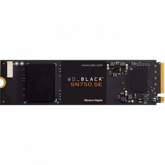 Внутренний жесткий диск Western Digital SSD WD Black SN750 SE WDS500G1B0E (SSD (твердотельные), 500 ГБ, M.2, PCIe)