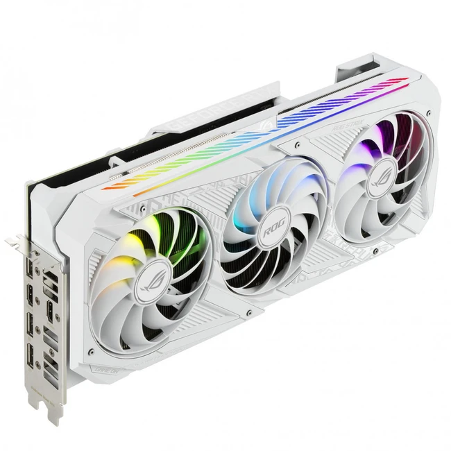 Видеокарта Asus ROG STRIX RTX3070 O8G WHITE V2 90YV0FR9-M0NA00 (8 ГБ)