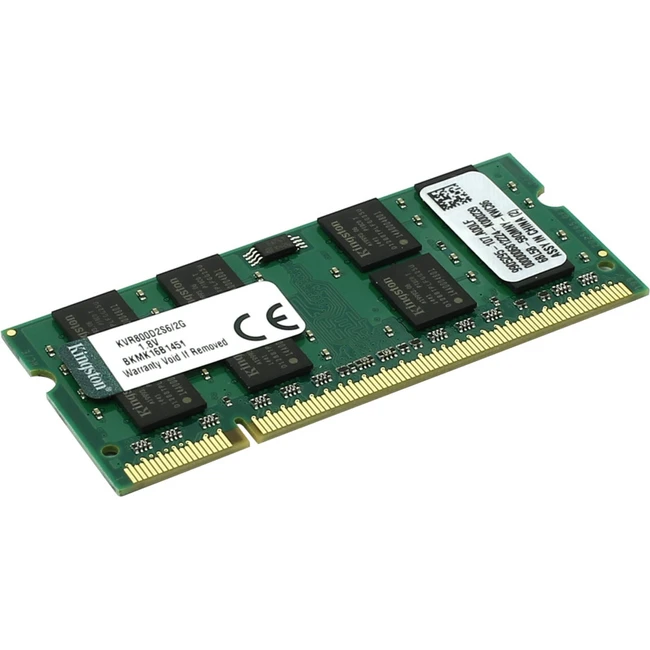 ОЗУ Kingston DDR-II 2Gb (PC2-6400) 800MHz SO-DIMM KVR800D2S6/2G SO-DIMM, DDR2, 2 Гб, 800 МГц