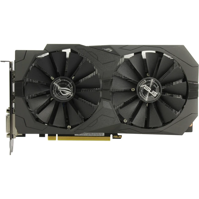 Видеокарта Asus NVIDIA GeForce GTX 1050 TI DVI х 2, HDMI х 1, Display Port x 1, HDCP STRIX-GTX1050TI-4G-GAMING (4 ГБ)