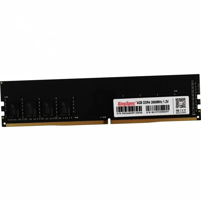 ОЗУ KingSpec 4 ГБ KS2666D4P12004G (DIMM, DDR4, 4 Гб, 2666 МГц)