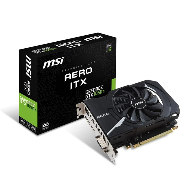 Видеокарта MSI GTX 1050 TI AERO ITX GTX 1050 TI AERO ITX 4G OC