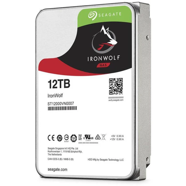Внутренний жесткий диск Seagate Ironwolf ST12000VN0007 (HDD (классические), 12 ТБ, 3.5 дюйма, SATA)