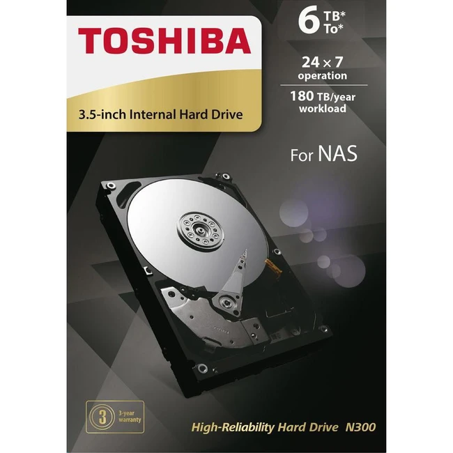 Серверный жесткий диск Toshiba N300 HDWN160EZSTA