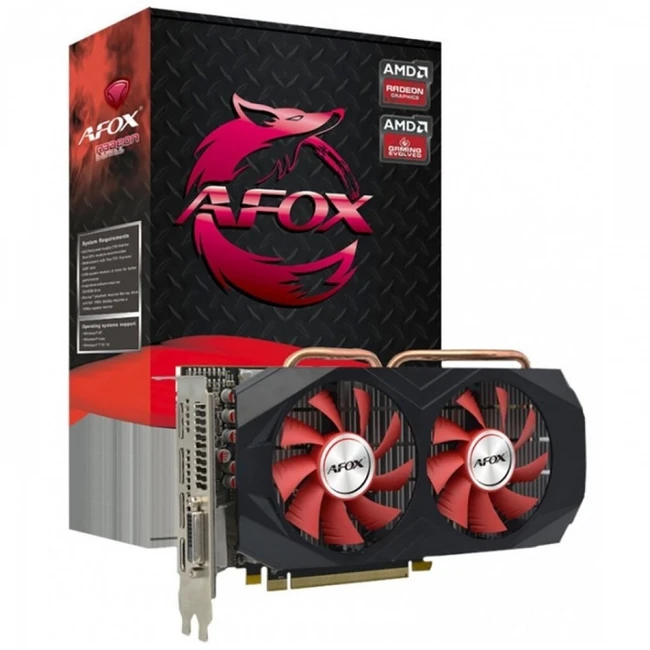 Видеокарта AFOX RX 580 2048SP AFRX580-8192D5H7-V2 (8 ГБ)