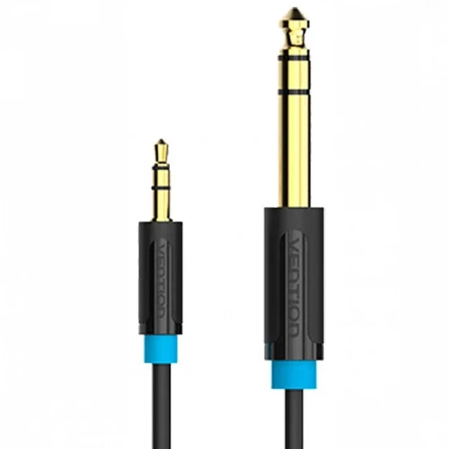 Кабель интерфейсный Vention BABBI JACK 6.3 (input) - MINI JACK 3.5 (input)