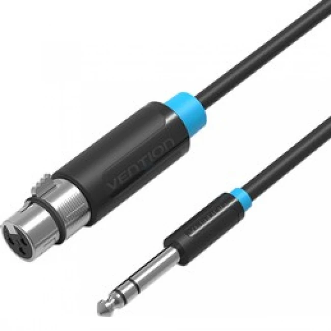 Кабель интерфейсный Vention BBEBH JACK 6.5 (input) - XLR (input)