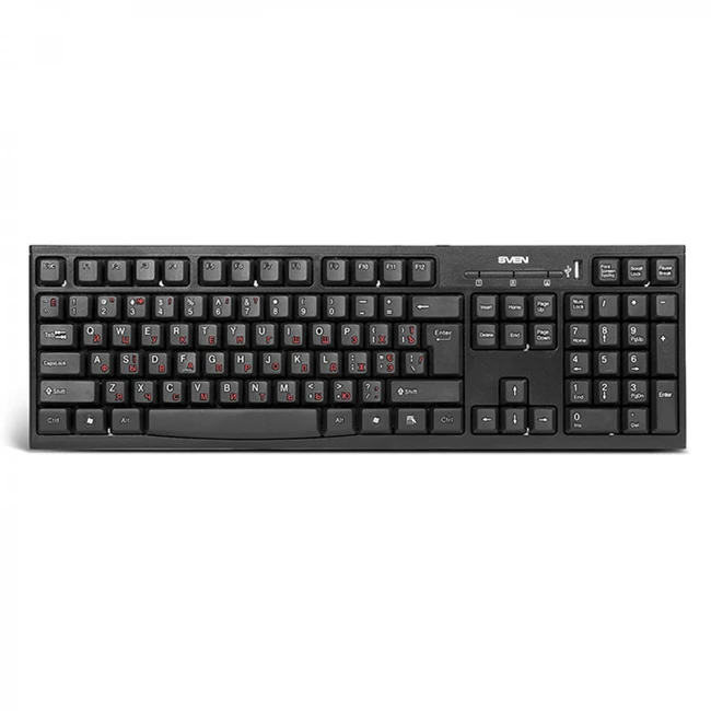 Клавиатура Sven Keyboard Standard 304 SV-03100304UB (Проводная, USB)