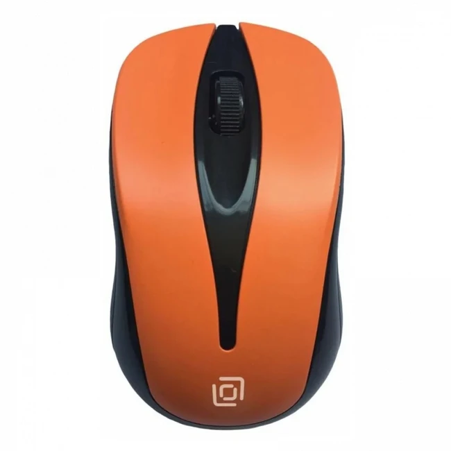 Мышь Oklick 675MW черный/оранжевый 1025920 (Бюджетная, Беспроводная)