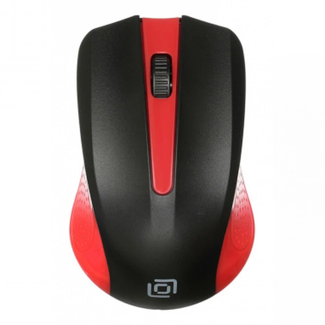 Мышь Oklick 485MW черный/красный 997828 Бюджетные, Беспроводная