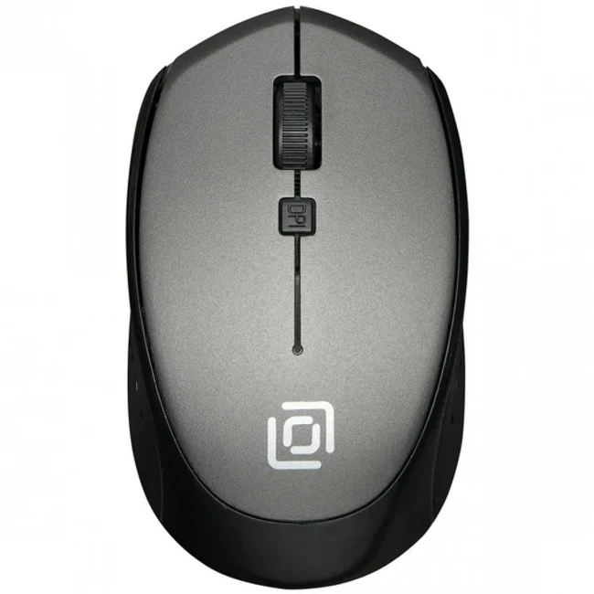 Мышь Oklick 488MW черный/серый 1196571 Бюджетные, Беспроводная