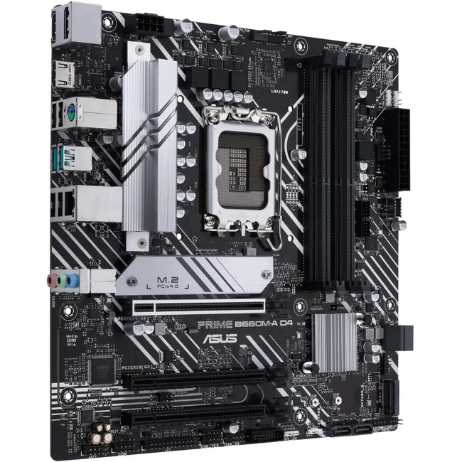 Материнская плата Asus PRIME B660M-A D4 90MB19K0-M0EAY0 (Micro-ATX, LGA 1700)
