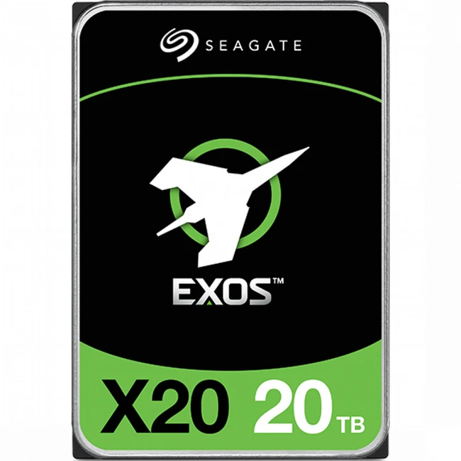 Серверный жесткий диск Seagate EXOS X20 ST20000NM007D (3,5 LFF, 20 ТБ, SATA)