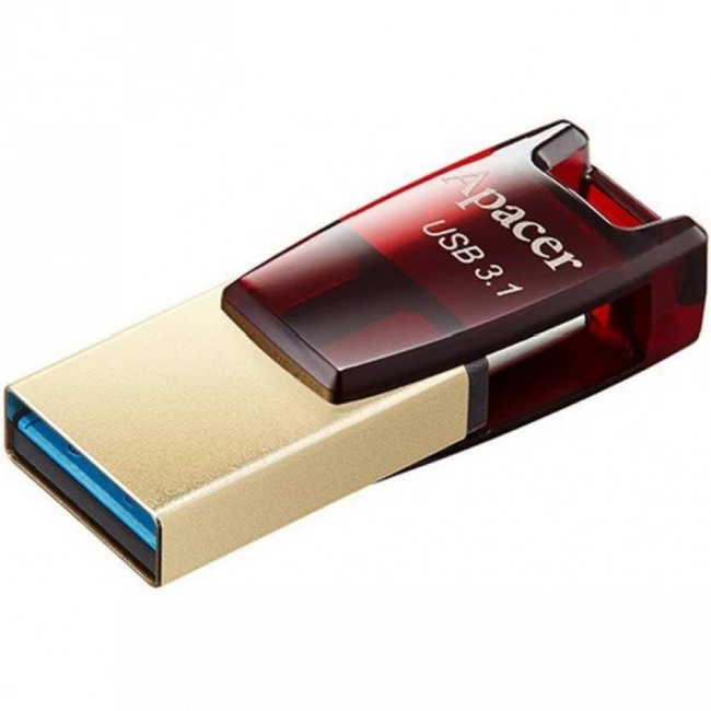USB флешка (Flash) Apacer AH180 AP64GAH180R-1 (64 ГБ)