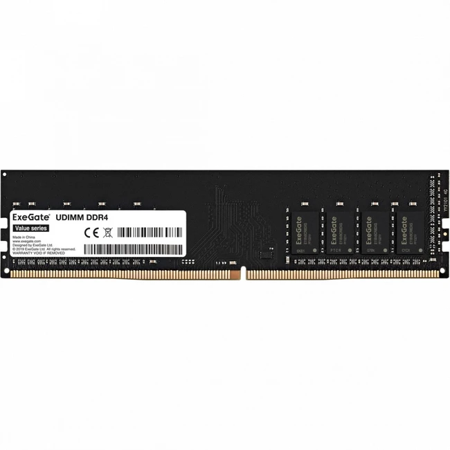 ОЗУ ExeGate Value DIMM EX283083RUS DIMM, DDR4, 16 Гб, 2666 МГц